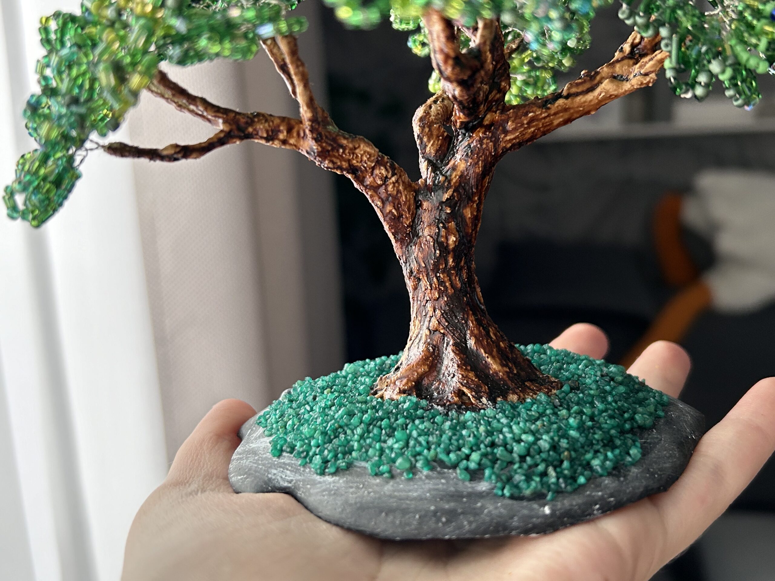 Forest Quartz Bonsai • S • Emerald Green